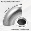 Unique Bargains 90 Degree Exhaust Elbow Pipe for Car Modified Exhaust System - 3 of 4