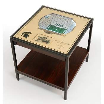 NCAA Michigan State Spartans 25-Layer StadiumViews Lighted End Table