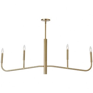 Dainolite Eleanor 4 - Light Chandelier in  Aged Brass - 1 of 1