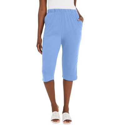 Jessica London Women's Plus Size Soft Ease Capri