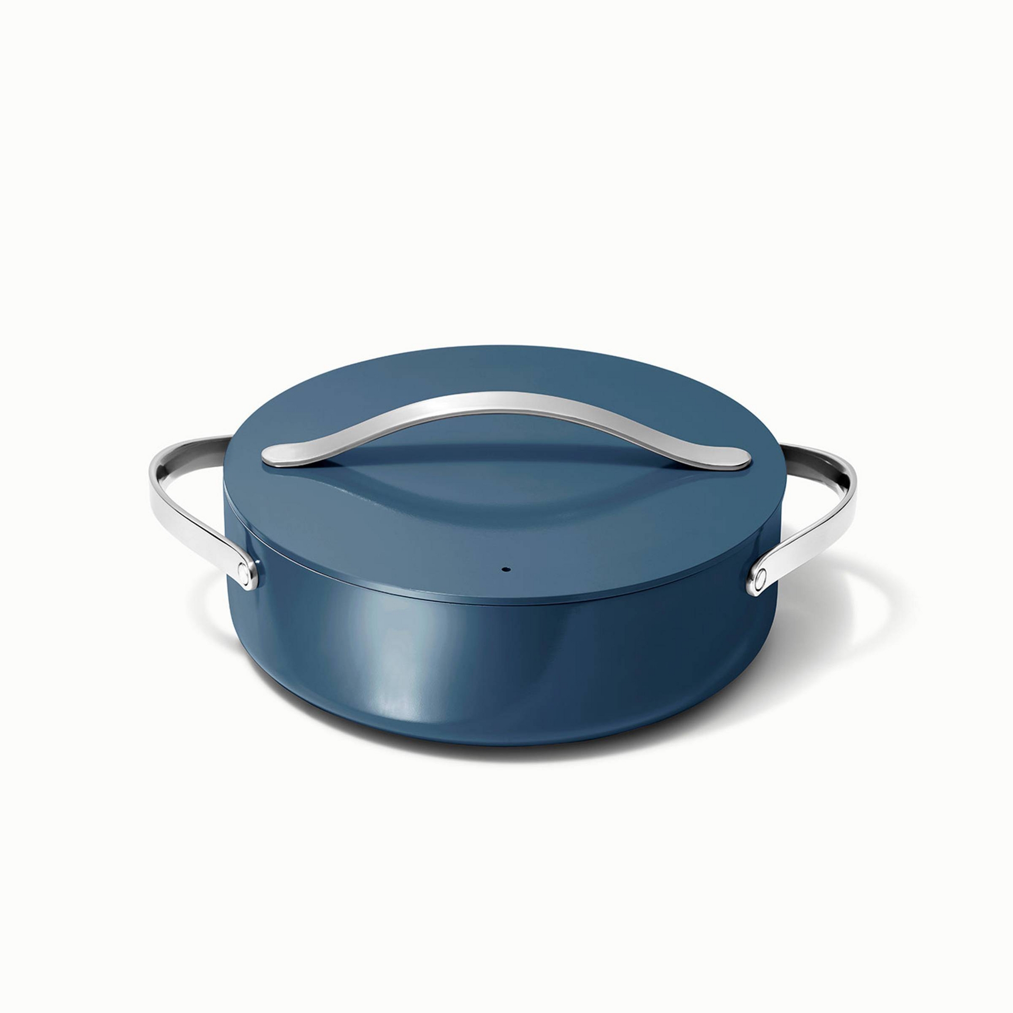 Caraway Home Rondeau Pan with Lid Navy