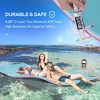 Whisen Large Floating Water Mat Roll-Up Lake Pool Pad with Tether Straps, 3-Layer High-Density XPE Foam - Colorful - 3 of 4