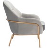 Eleazer Velvet Accent Chair - ACH6202 - Safavieh - 3 of 4