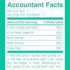 Junior's Design By Humans Accountant Nutrition Facts Label By EJamjar T-Shirt - 2 of 2