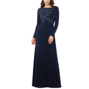 XSCAPE Womens Ruched Gown Dress - 1 of 1
