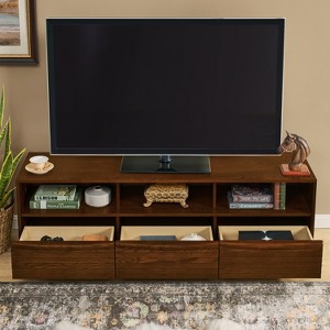 Bella Depot 63" Mid-Century Modern TV Stand for TVs up to 75", Media Console for Living Room - 1 of 4