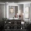 Keonjinn Smart LED Bathroom Vanity Wall Mirror, 3 Color Temperatures Dimmable, Frontlit & Backlit, Dimmable, Acrylic Edge, Anti Fog, Radar Sensor - 2 of 4