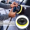 Unique Bargains 4inch Car Automotive M14x2.0 Pad Backing Plate Hook Loop Polisher Buffing - 2 of 4