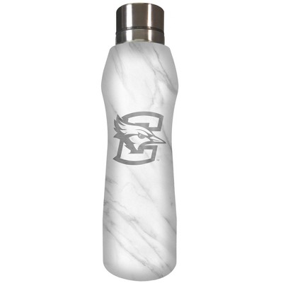 NCAA Creighton Bluejays 20oz Marble Curve Stainless Steel Water Bottle
