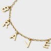 Bijoux Sport by Luv Aj MLB Gold Charm Letter Necklace - 4 of 4