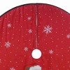 Season's Designs 48In Red Santa Tree Skirt Screenprint - 3 of 3