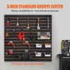 VEVOR Slatwall Panels, Garage Wall Panels(Set of 2 Panels), Heavy Duty Garage Wall Organizer Panels Display, Black - 4 of 4