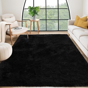 Fluffy Rug Non Slip - Ultra Soft Plush Faux Fur Area Rug for Living Room, Bedroom - 1 of 4