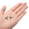 Unique Bargains 3-Way T-Shape Brass High Strength Cross Line Fishing Swivels 20 Pcs - 4 of 4