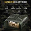 Night Vision Binoculars, 3-Inch TFT Screen, 5X Digital Zoom, 36MP Camera, Rechargeable Lithium Battery - 2 of 4