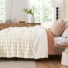 Cozy Bliss Fluffy Faux Fur Throw Blanket Soft Bed Blankets for Sofa Bed - 4 of 4