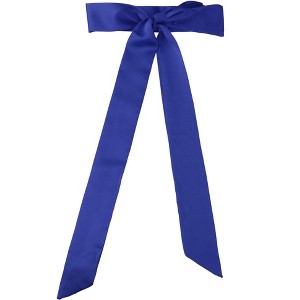 Allegra K Women's Skinny Solid Color Long Scarves Neckerchief 77.17" X1.97" - 1 of 4