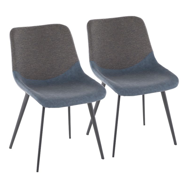 Set of 2 Outlaw Industrial Two-Tone Chairs - LumiSource, 1 of 13