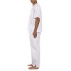 Tropi Unisex Scrub Sets Medical Scrubs Mens Scrubs (White, Small) - 3 of 3