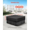 VEVOR Outdoor Hot Tub Cover, 88 x 88 x 20 Inch Weatherproof and Waterproof Hot Tub Cover Protector, Square Spa Covers for Hottub, Black - 3 of 4