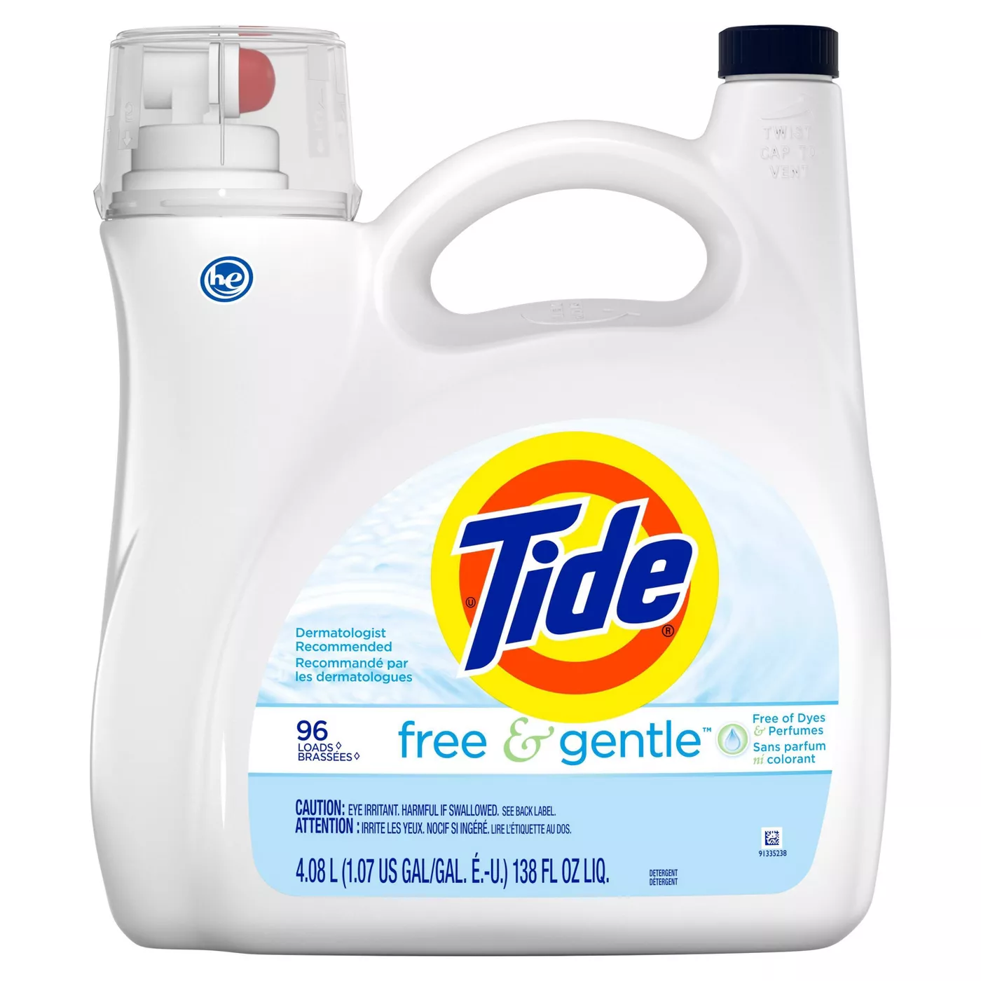 Tide Free & Gentle High Efficiency Liquid Laundry Detergent - image 1 of 4