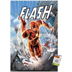Trends International DC Comics - The Flash - Central City Unframed Wall Poster Prints - 1 of 4