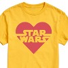 Men's - Star Wars - Valentine Heart Logo Short Sleeve Graphic T-Shirt - 2 of 4