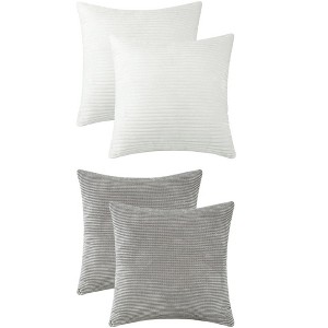 REGALWOVEN 4 Pcs Modern Sofa Home Decorative Throw Pillow Covers 18" x 18" - 1 of 4