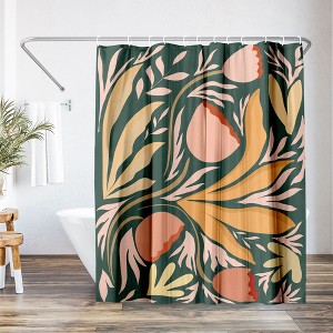 Floral Series by Lunette Parul - botanical Shower Curtain - Americanflat - 1 of 4
