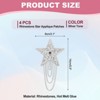 Unique Bargains Iron On Durable DIY Clothing Star Rhinestone Patches 4 Pcs - 2 of 4