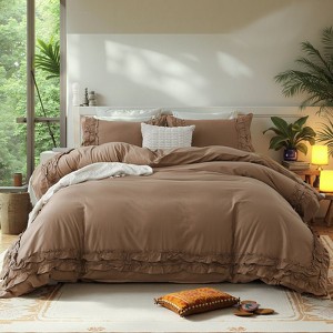 Comforter Set For Adult,100% Cotton 3 Piece Bedding Sets for All Season - 1 of 4