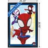 Trends International Marvel Spidey and His Amazing Friends - Group Framed Wall Poster Prints - 3 of 4