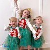 Disney Princess Ariel Toddler Girl Dress Ruffle Tulle Long Sleeve Tutu Twinkle Star Sparkle SundressBirthday Party - 4 of 4