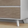 Max & Lily Solid Wood Scandinavian 3-Drawer Dresser - 4 of 4