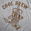Mens Cool Brew T Shirt Funny Rad Skateboarding Cold Coffee Joke Tee For Guys - Crazy Dog Men's T Shirt - 2 of 4