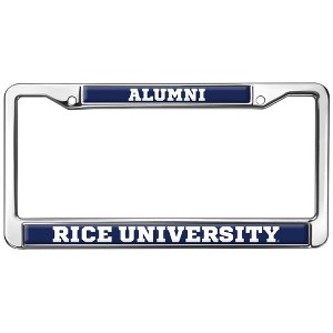 Rice University Alumni Logo Full Size Standard License Plate Metal Frame - 1 of 4