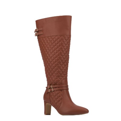 Fashion To Figure Women's Halen Knee High Boot - Wide Width