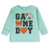 The Juniper Shop Basketball Game Day Coquette Toddler Long Sleeve Tee - 2 of 4
