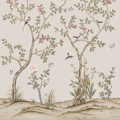 Tempaper & Co.® Pomegranate Removable Peel And Stick Wallpaper, Sand ...