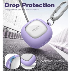 SURITCH Protective Case for Samsung Galaxy Buds FE(2023)/Buds 2 Pro(2022)/Buds 2(2021)/Buds Pro(2021)Buds Live(2020) - 1 of 3