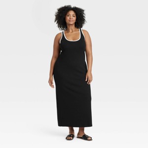 Women's Knit Midi Tank Dress - A New Day™ - 1 of 3