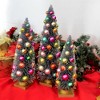 Cody Foster 16.5 Inch Silver Rainbow Trees Putz Village Retro Bottle Brush Trees - 3 of 3
