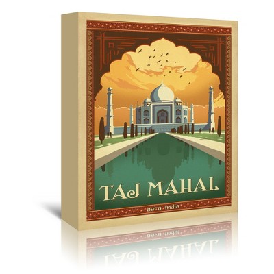 Taj Mahal by Anderson Design Group Wrapped Canvas - Americanflat - 5" x 7"