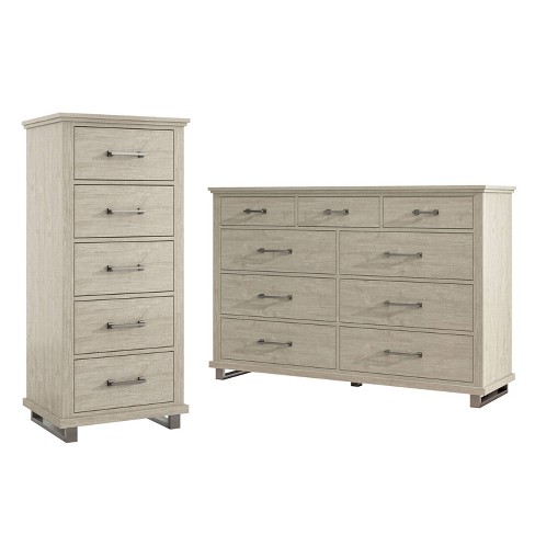 Beige deals dresser set