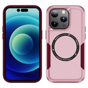 Entronix [Magnetic] Case Compatible with iPhone 16 Pro - Soft-Touch Dual-Layer Sleek Cover - 1 of 4