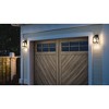 Urban Ambiance Luxury Modern Outdoor Wall Light,  11.875"H x 5.5"W,  Midnight Black Finish, UHP1242 - 2 of 4