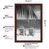 Americanflat 13x19 Poster Frame in Mahogany - Composite Wood with Shatter Resistant Glass - Wall Mounted Horizontal and Vertical Formats - 2 of 4