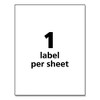 Avery UltraDuty GHS Chemical Waterproof and UV Resistant Labels, 8.5 x 11, White, 50/Pack - 2 of 4