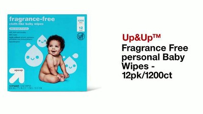 Up&up fragrance free baby wipes best sale refill pack