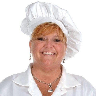 Beistle Oversized Fabric Chefs Hat One Size White 60877 : Target